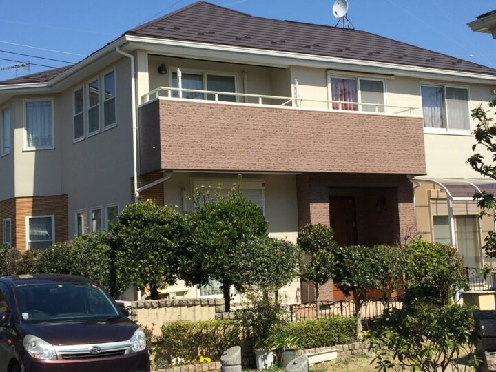 川越市　N様邸　金属屋根カバー・外壁塗装工事