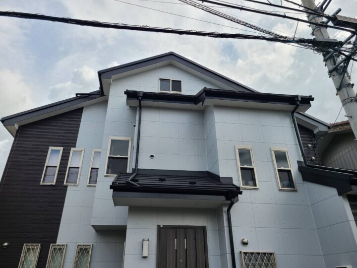 川越市　M様邸　金属屋根カバー・外壁塗装工事