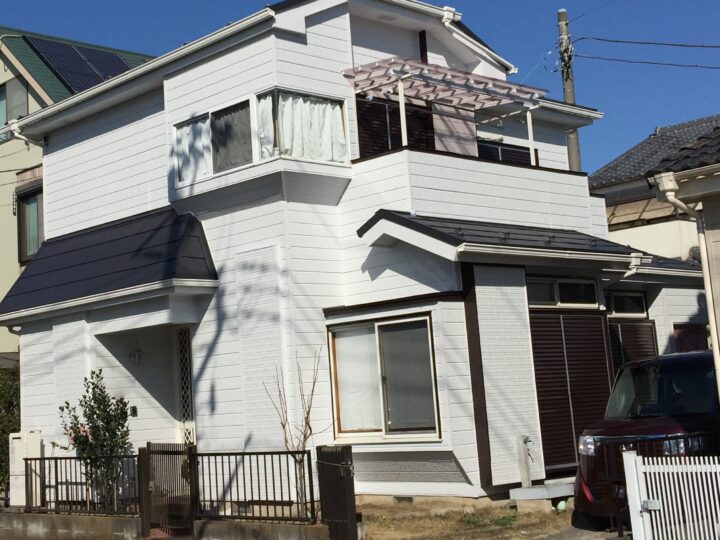 川越市　S様邸 　金属屋根カバー・外装塗装工事