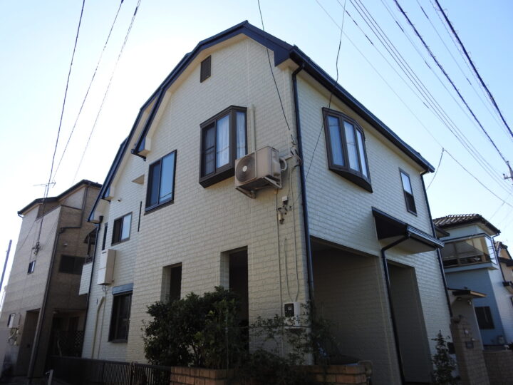 川越市　N様邸　金属屋根カバー・外壁塗装工事