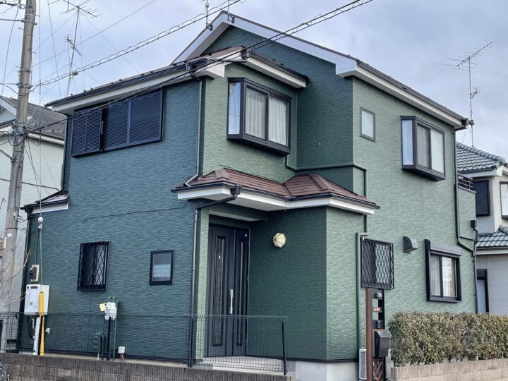 川越市　A様邸　屋根塗装・外壁塗装工事