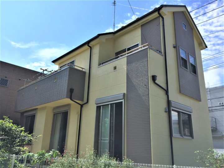 川越市　U様邸　金属屋根カバー・外壁塗装工事